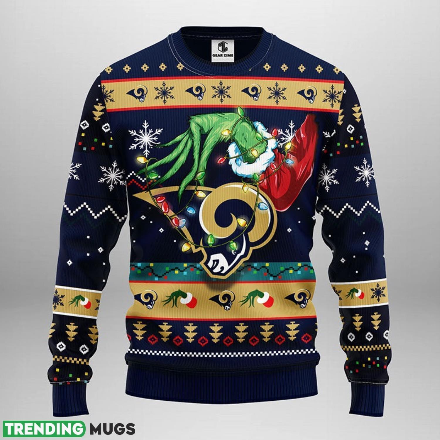 Los Angeles Rams Grinch Ugly Christmas Sweater Special Christmas Gift 3D Sweater Los Angeles Rams Grinch Ugly Christmas Sweater Special Christmas Gift 3D Sweater