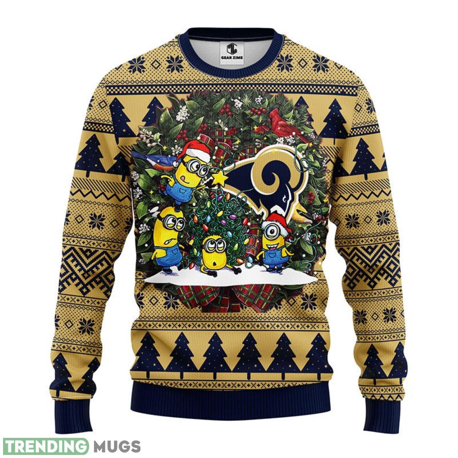 Los Angeles Rams Minion Ugly Christmas Sweater Special Christmas Gift 3D Sweater Los Angeles Rams Minion Ugly Christmas Sweater Special Christmas Gift 3D Sweater