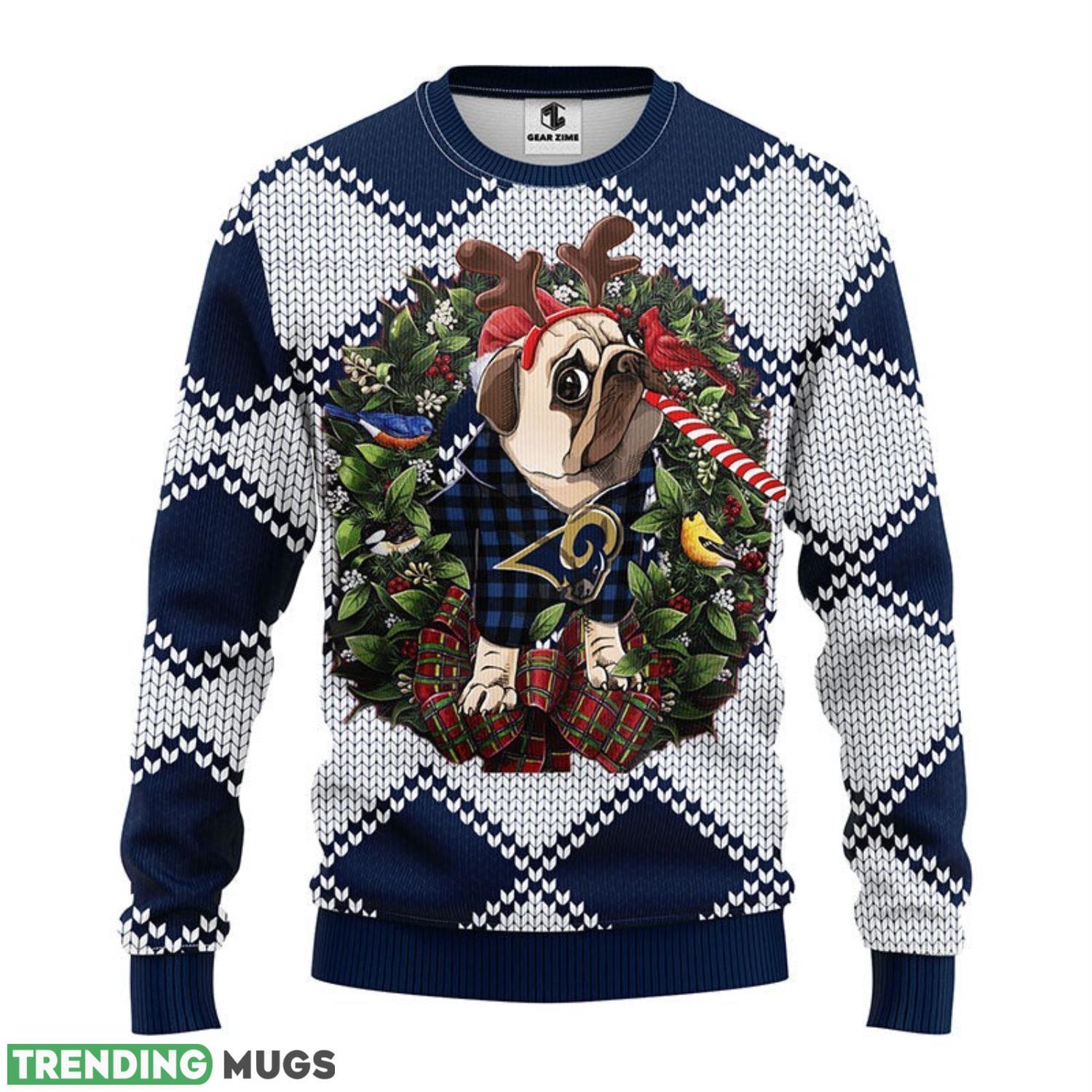 Los Angeles Rams Pub Dog Ugly Christmas Sweater Special Christmas Gift 3D Sweater Los Angeles Rams Pub Dog Ugly Christmas Sweater Special Christmas Gift 3D Sweater