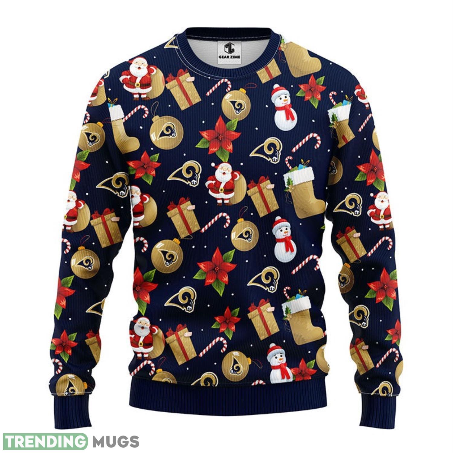 Los Angeles Rams Santa Claus Snowman Ugly Christmas Sweater Special Christmas Gift Sport Fans Christmas Gift 3D Sweater Los Angeles Rams Santa Claus Snowman Ugly Christmas Sweater Special Christmas Gift Sport Fans Christmas Gift 3D Sweater