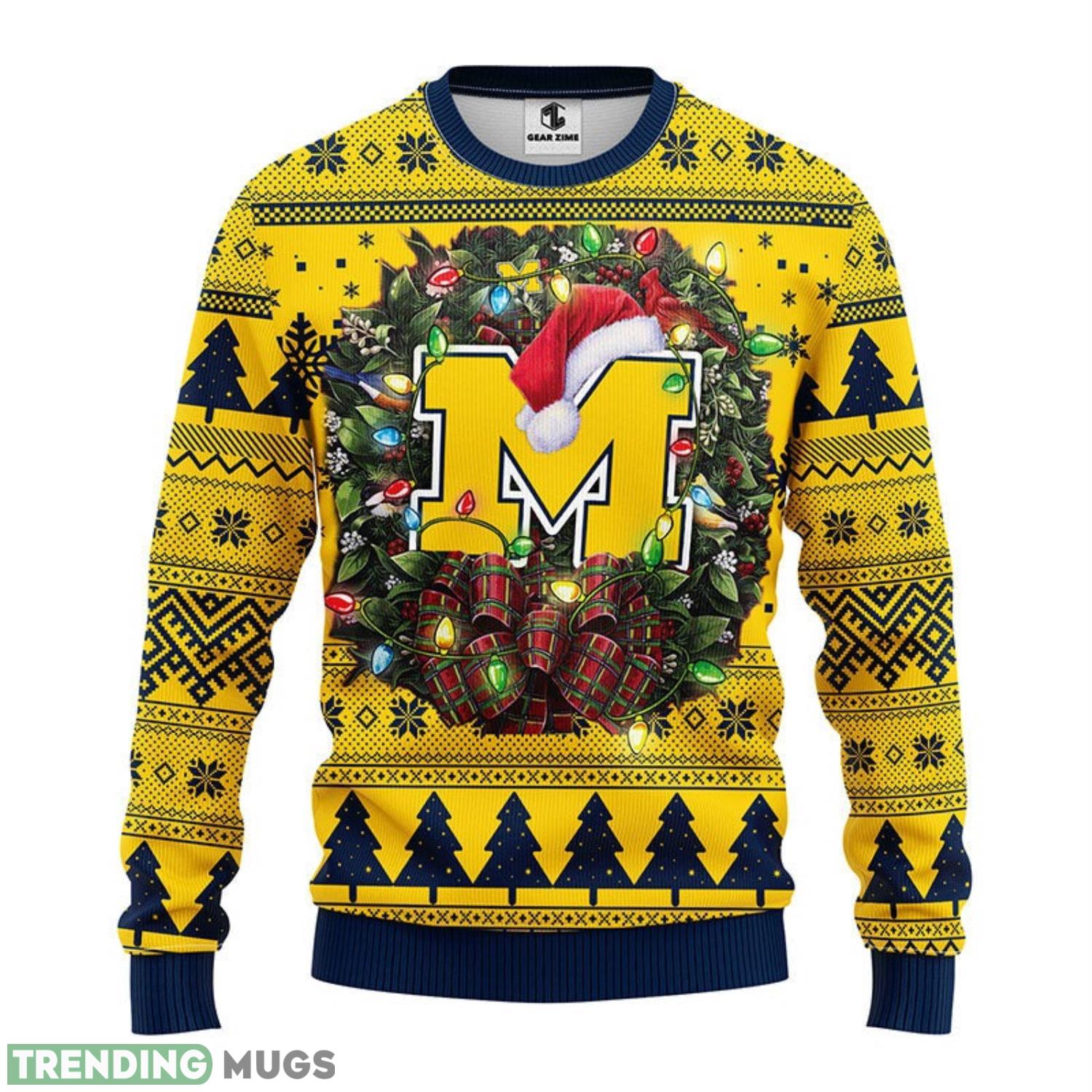 Michigan Wolverines Christmas Ugly Sweater 3D Christmas Sweater For Men Women 3D Sweater Michigan Wolverines Christmas Ugly Sweater 3D Christmas Sweater For Men Women 3D Sweater