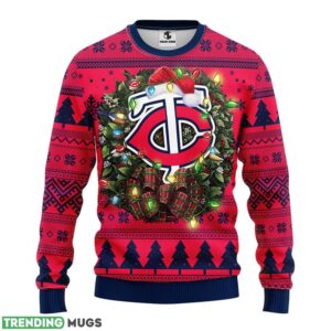 Minnesota Twins Christmas Ugly Sweater 3D Christmas Sweater For Men Women Product Photo 1
