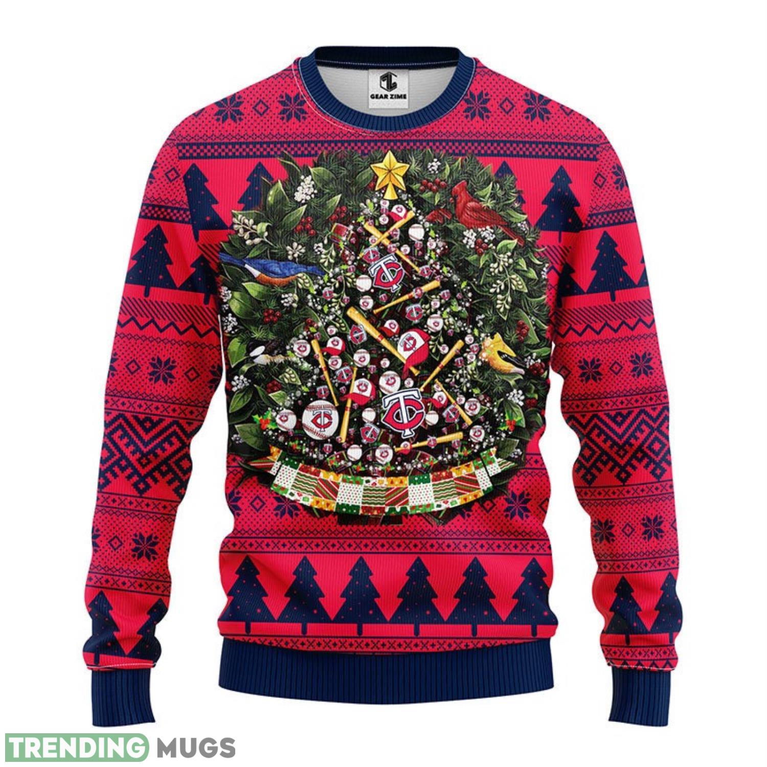 Minnesota Twins Tree Ball Christmas Ugly Sweater 3D Christmas Sweater For Men Women 3D Sweater Minnesota Twins Tree Ball Christmas Ugly Sweater 3D Christmas Sweater For Men Women 3D Sweater