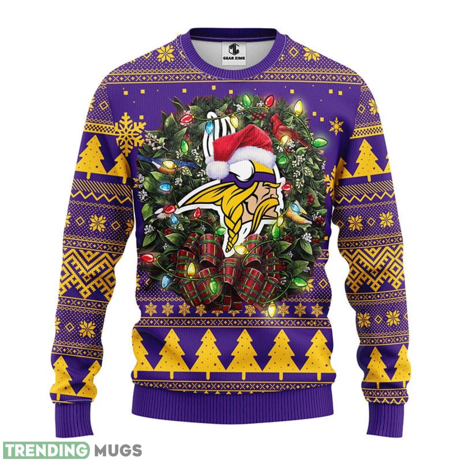 Minnesota Vikings Christmas Ugly Sweater 3D Christmas Sweater For Men Women 3D Sweater Minnesota Vikings Christmas Ugly Sweater 3D Christmas Sweater For Men Women 3D Sweater