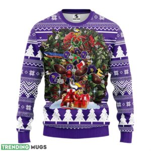 Minnesota Vikings Tree AOP Ugly Christmas Sweater Christmas Holiday Gift For Fans 3D Sweater
