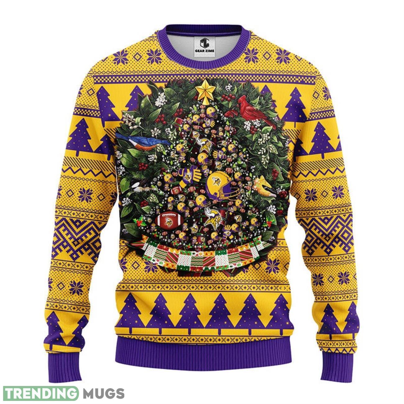 Minnesota Vikings Tree Ball Christmas Ugly Sweater 3D Christmas Sweater For Men Women 3D Sweater Minnesota Vikings Tree Ball Christmas Ugly Sweater 3D Christmas Sweater For Men Women 3D Sweater