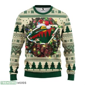 Minnesota Wild Christmas Ugly Sweater 3D Christmas Sweater For Men Women 3D Sweater
