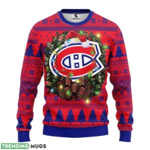 Montreal Canadians Christmas Ugly Sweater 3D Christmas Sweater For Men Women 3D Sweater