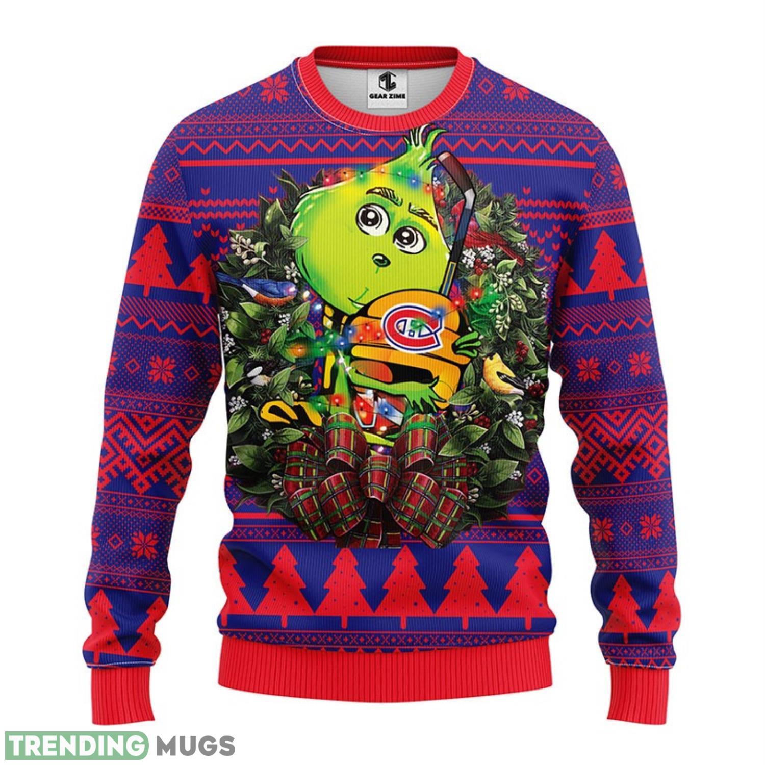 Montreal Canadians Grinch Hug Christmas Ugly Sweater 3D Christmas Sweater For Men Women 3D Sweater Montreal Canadians Grinch Hug Christmas Ugly Sweater 3D Christmas Sweater For Men Women 3D Sweater