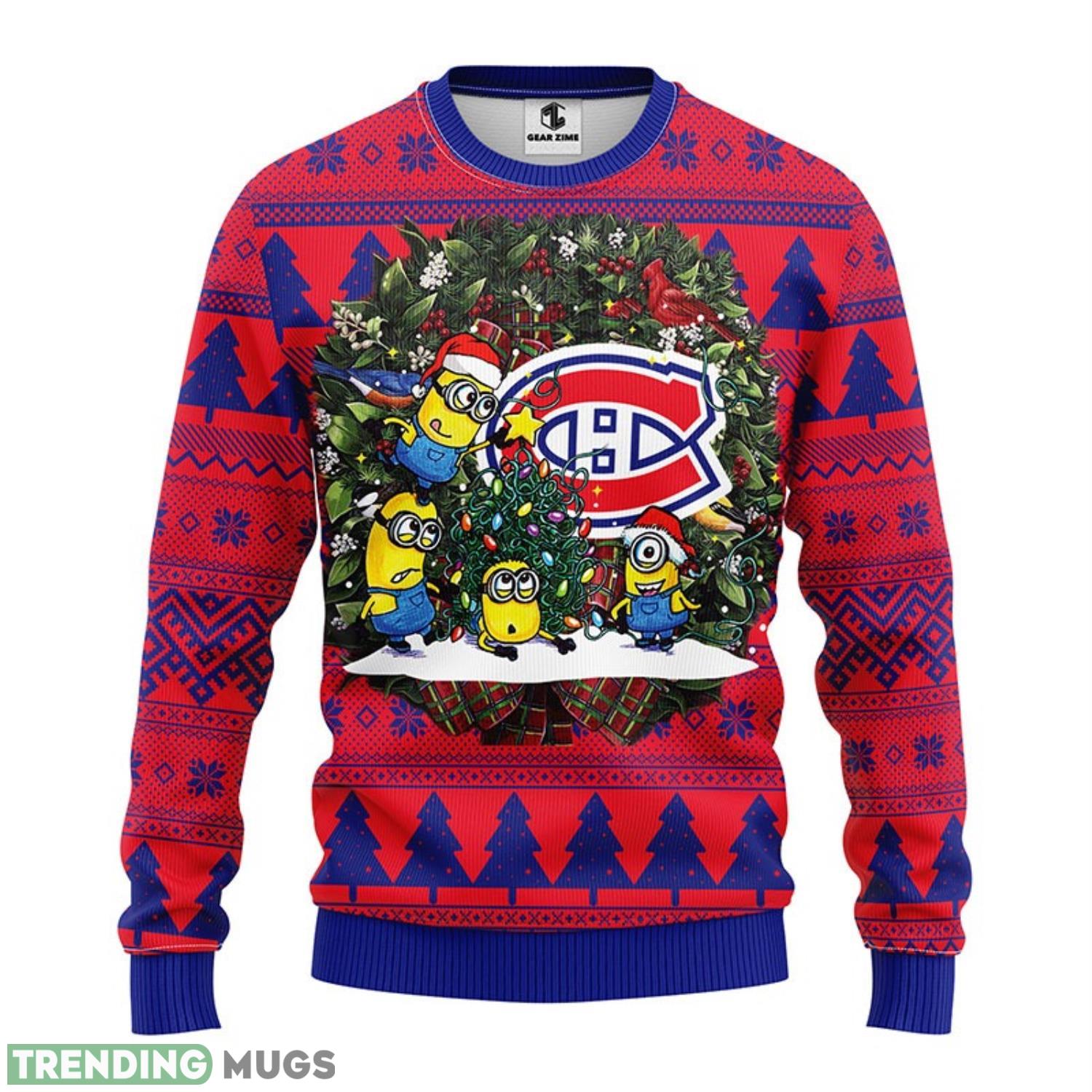 Montreal Canadians Minion Christmas Ugly Sweater 3D Christmas Sweater For Men Women 3D Sweater Montreal Canadians Minion Christmas Ugly Sweater 3D Christmas Sweater For Men Women 3D Sweater