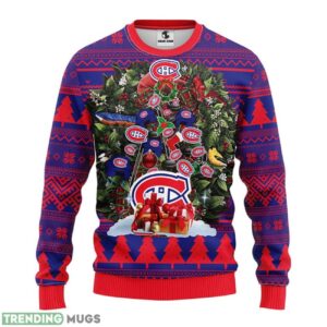 Montreal Canadians Tree AOP Ugly Christmas Sweater Christmas Holiday Gift For Fans 3D Sweater