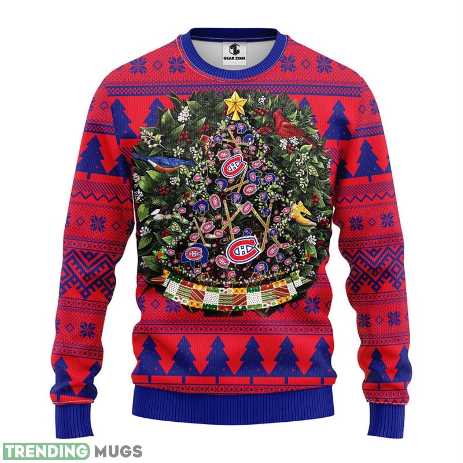 Montreal Canadians Tree Ball Christmas Ugly Sweater 3D Christmas Sweater For Men Women 3D Sweater Montreal Canadians Tree Ball Christmas Ugly Sweater 3D Christmas Sweater For Men Women 3D Sweater
