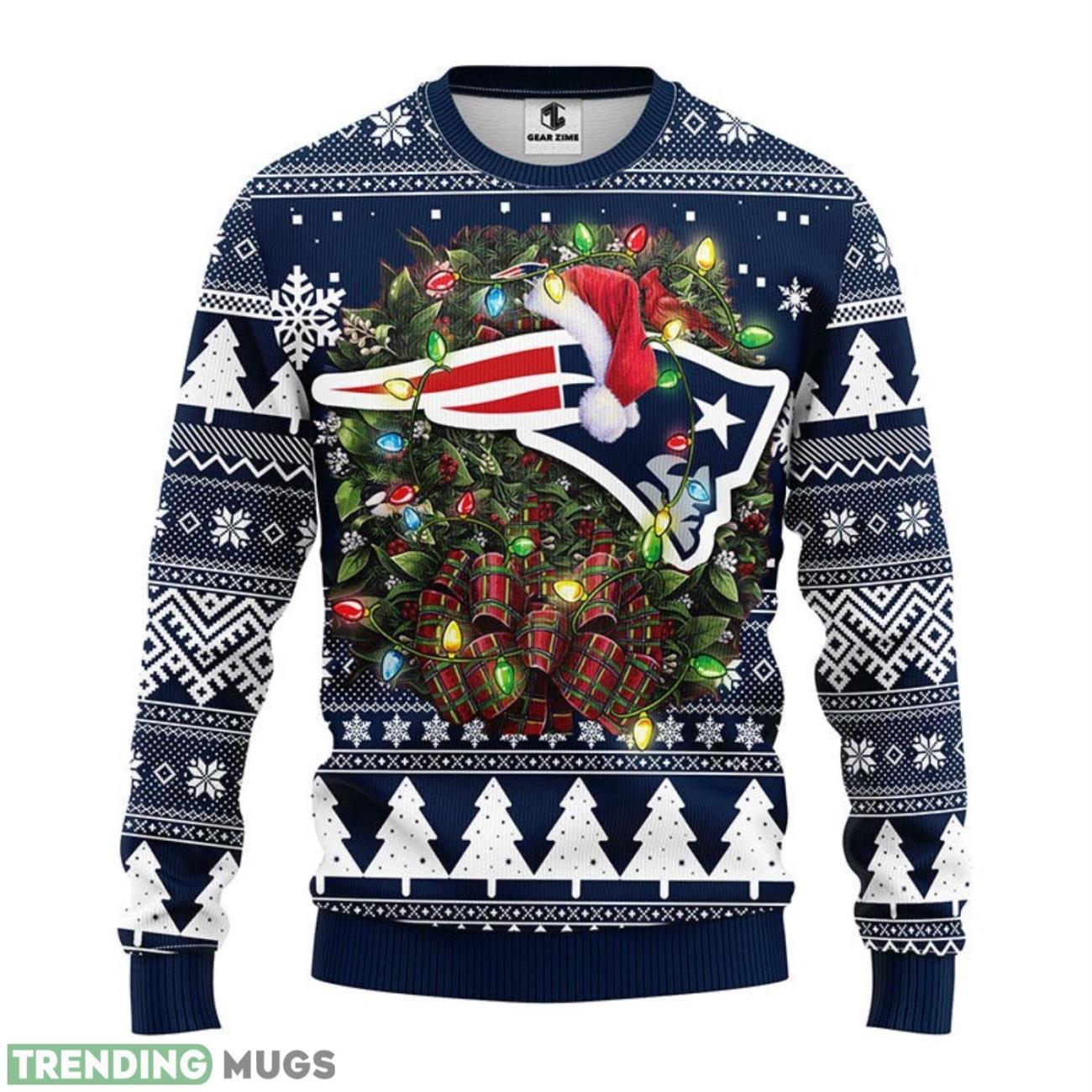 New England Patriots Ugly Christmas Sweater 3D Printed Sweater Christmas Gift 3D Sweater New England Patriots Ugly Christmas Sweater 3D Printed Sweater Christmas Gift 3D Sweater