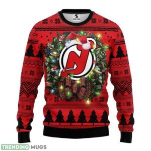 New Jersey Devils Ugly Christmas Sweater 3D Printed Sweater Christmas Gift 3D Sweater