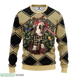 New Orleans Saints Pub Dog Ugly Christmas Sweater 3D Printed Sweater Christmas Gift Product Photo 1