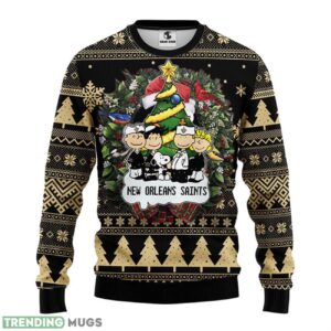 New Orleans Saints Snoopy Dog Ugly Christmas Sweater 3D Printed Sweater Christmas Gift Product Photo 1
