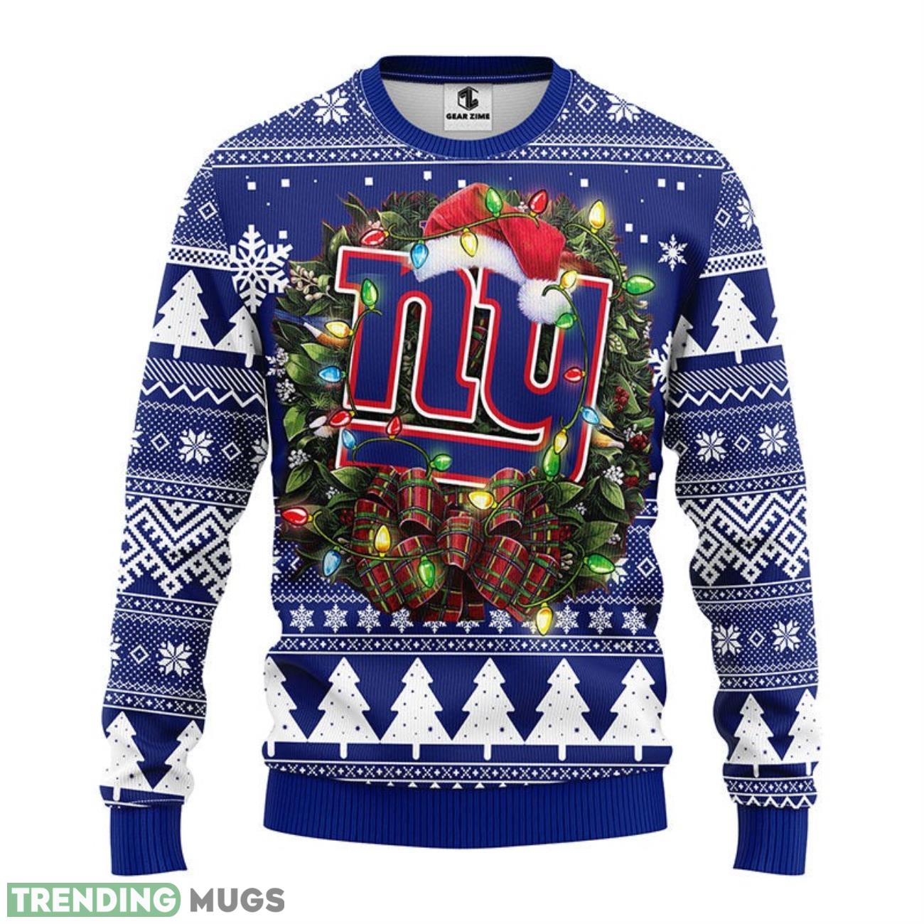 New York Giants Ugly Christmas Sweater 3D Printed Sweater Christmas Gift 3D Sweater New York Giants Ugly Christmas Sweater 3D Printed Sweater Christmas Gift 3D Sweater