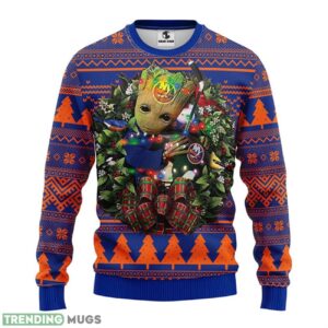 New York Islanders Groot Hug Ugly Christmas Sweater 3D Printed Sweater Christmas Gift 3D Sweater