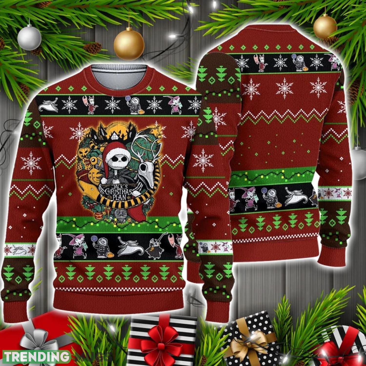 Night Before Christmas Ugly Christmas Sweater Christmas Holiday Gift 3D Sweater Night Before Christmas Ugly Christmas Sweater Christmas Holiday Gift 3D Sweater