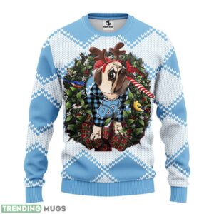 North Carolina Tar Heels Pub Dog Ugly Christmas Sweater 3D Printed Sweater Christmas Gift 3D Sweater