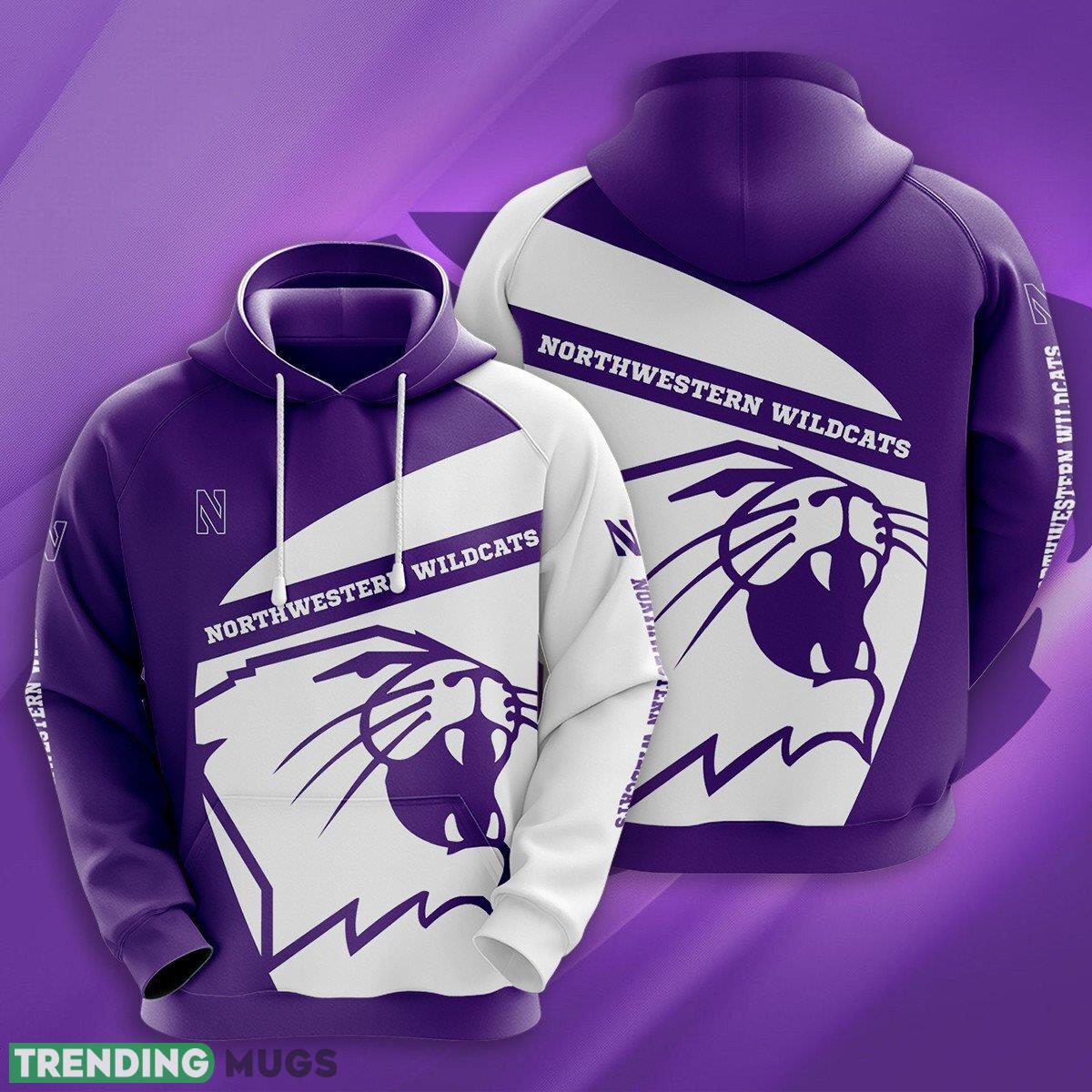 Northwestern Wildcats 3D Hoodie For Fans New Trending All OVer Print 3D All Over Print Northwestern Wildcats 3D Hoodie For Fans New Trending All OVer Print 3D All Over Print