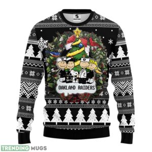 Oakland Raiders Snoopy Dog Ugly Christmas Sweater 3D Printed Sweater Christmas Gift 3D Sweater