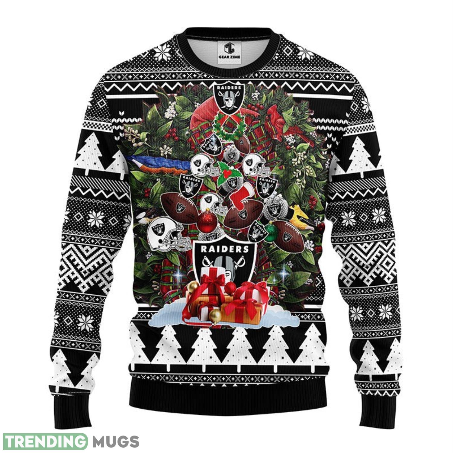 Oakland Raiders Tree Ugly Christmas Sweater men Women Christmas Sweater Gift 3D Sweater Oakland Raiders Tree Ugly Christmas Sweater men Women Christmas Sweater Gift 3D Sweater