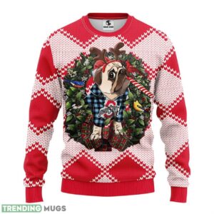 Ohio State Buckeyes Pub Dog Ugly Christmas Sweater 3D Printed Sweater Christmas Gift 3D Sweater