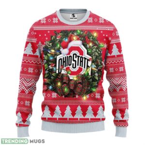 Ohio State Buckeyes Ugly Christmas Sweater 3D Printed Sweater Christmas Gift 3D Sweater