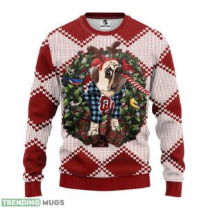 Oklahoma Sooners Pub Dog Ugly Christmas Sweater 3D Printed Sweater Christmas Gift 3D Sweater