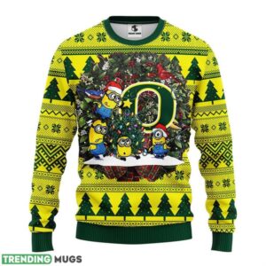 Oregon Ducks Tree Ball Ugly Christmas Sweater 3D Printed Sweater Christmas Gift 3D Sweater