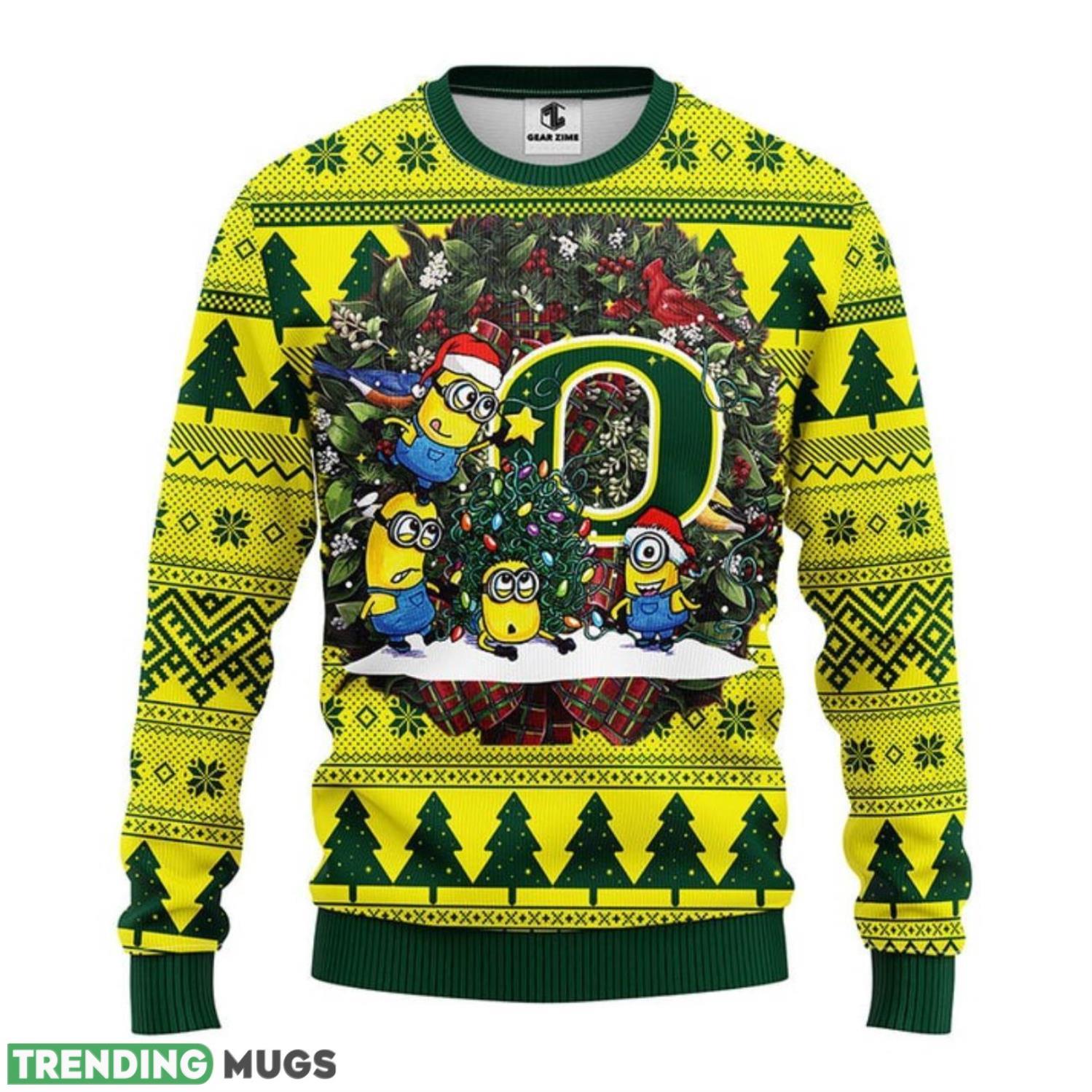 Oregon Ducks Tree Ball Ugly Christmas Sweater 3D Printed Sweater Christmas Gift 3D Sweater Oregon Ducks Tree Ball Ugly Christmas Sweater 3D Printed Sweater Christmas Gift 3D Sweater