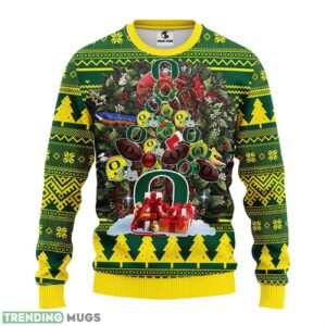 Oregon Ducks Tree Ugly Christmas Sweater men Women Christmas Sweater Gift 3D Sweater
