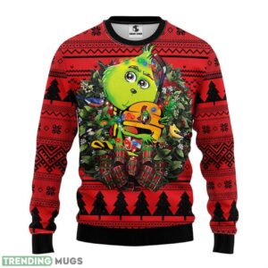 Ottawa Senators Grinch Hug Ugly Christmas Sweater 3D Printed Sweater Christmas Gift 3D Sweater