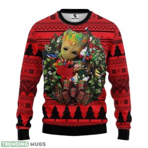 Ottawa Senators Groot Hug Ugly Christmas Sweater 3D Printed Sweater Christmas Gift 3D Sweater