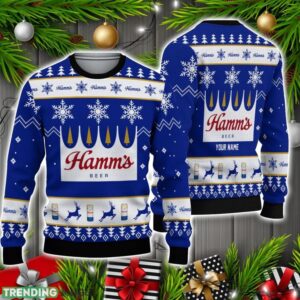 Personalized Funny Hamm's Christmas Ugly Sweater Christmas Holiday Gift 3D Sweater