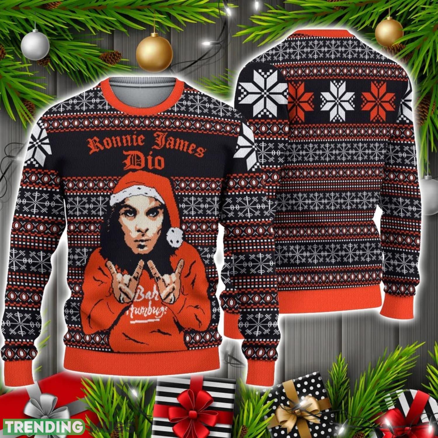 Vintage Ronnie James Dio Bah Humbug Limited Edition Christmas Sweater Christmas Holiday Gift 3D Sweater Vintage Ronnie James Dio Bah Humbug Limited Edition Christmas Sweater Christmas Holiday Gift 3D Sweater