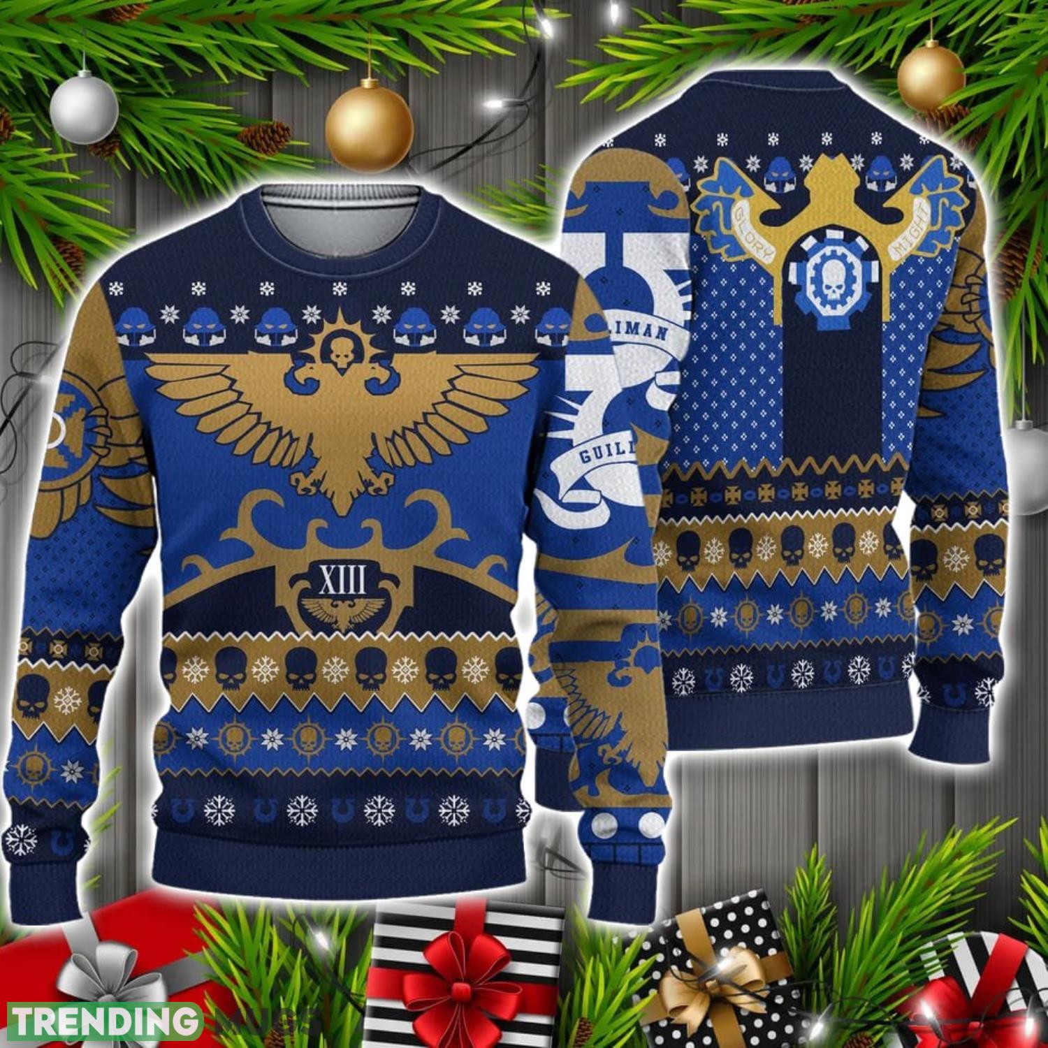 Warhammer 40k Ugly Christmas Sweater Christmas Holiday Gift 3D Sweater Warhammer 40k Ugly Christmas Sweater Christmas Holiday Gift 3D Sweater