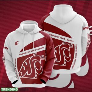 Washington State Cougars 3D Hoodie For Fans New Trending All OVer Print - Washington State Cougars 3D Hoodie For Fans New Trending All OVer Print