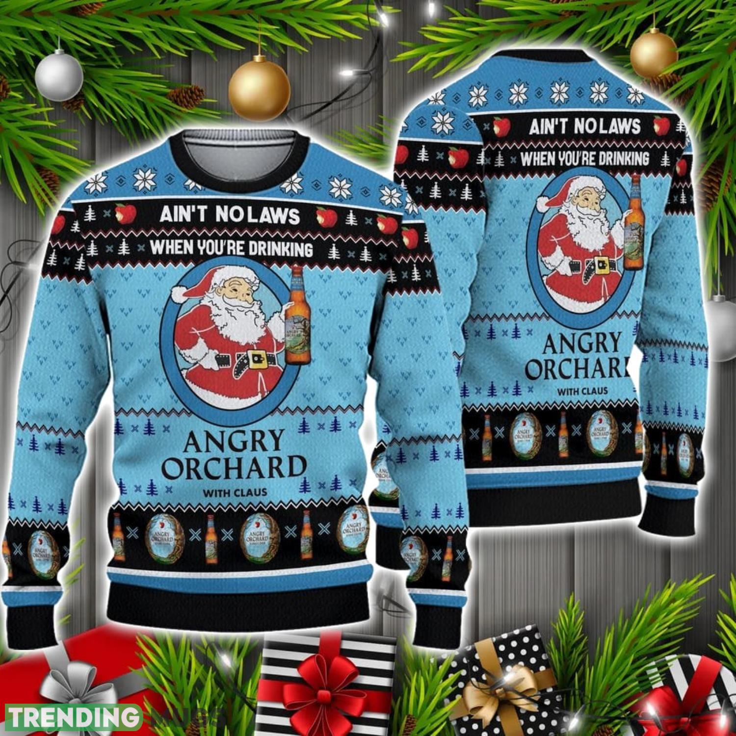 When Youre Drinking Angry Orchard With Santa Claus Ugly Sweater Christmas Holiday Gift 3D Sweater When Youre Drinking Angry Orchard With Santa Claus Ugly Sweater Christmas Holiday Gift 3D Sweater