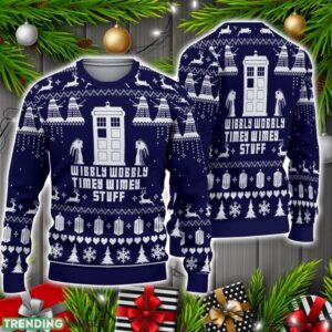 Wibbly Wobbly Timey Wimey Stuff Doctor Sweater Christmas Holiday Gift 3D Sweater Wibbly Wobbly Timey Wimey Stuff Doctor Sweater Christmas Holiday Gift 3D Sweater