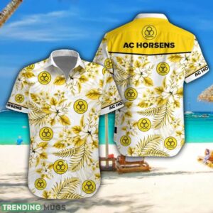 AC Horsens Hawaiian Shirt Tropical Style Summer Gift For Men And Women Hawaiian Shirt