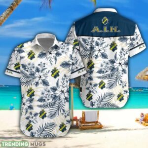 AIK Fotboll Hawaiian Shirt Tropical Style Summer Gift For Men And Women Hawaiian Shirt