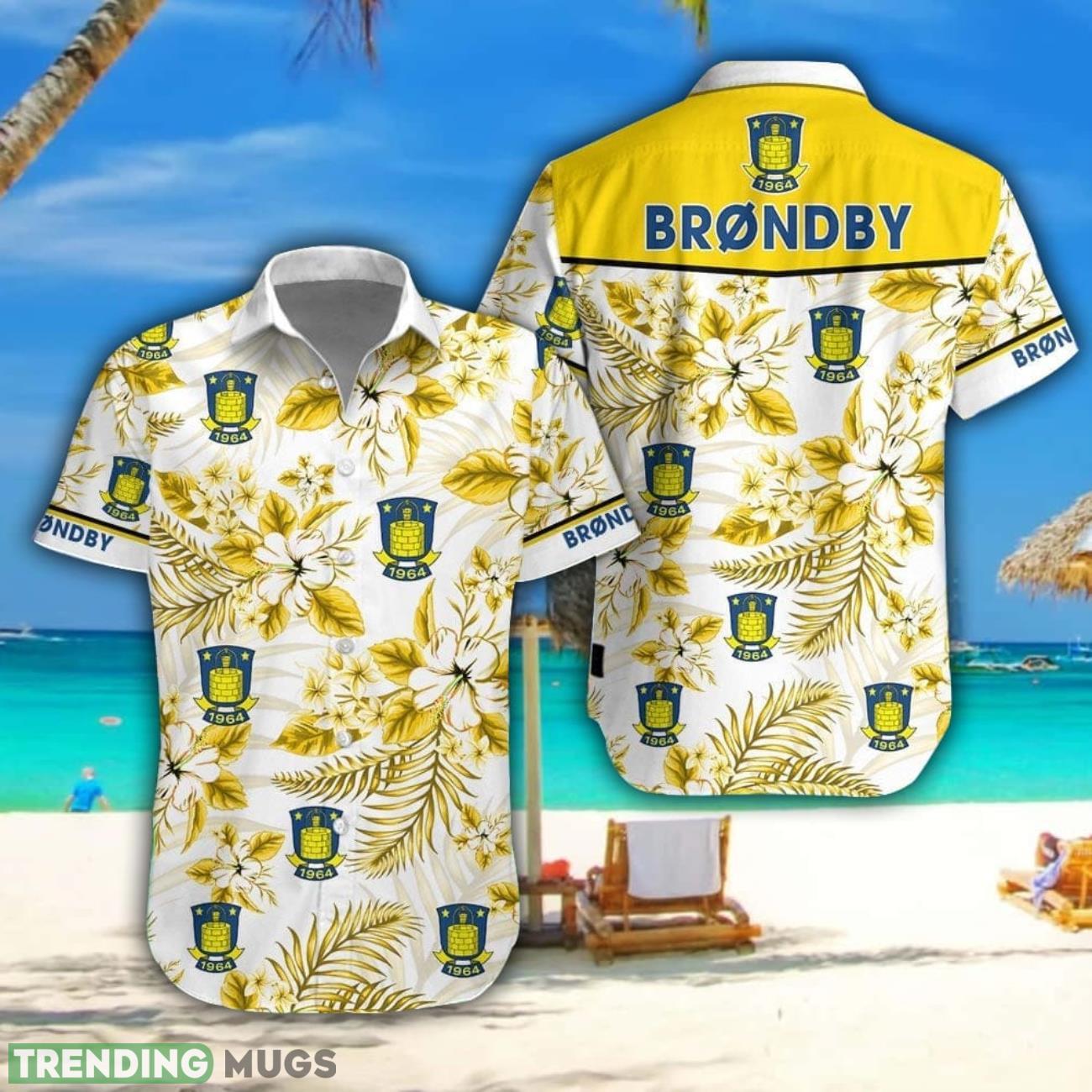 Brøndby IF Hawaiian Shirt Tropical Style Summer Gift For Men And Women Hawaiian Shirt Brøndby IF Hawaiian Shirt Tropical Style Summer Gift For Men And Women Hawaiian Shirt
