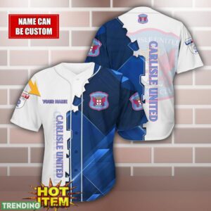 Carlisle United Personalized Name 3D Baseball Jersey Shirt Product Photo 1