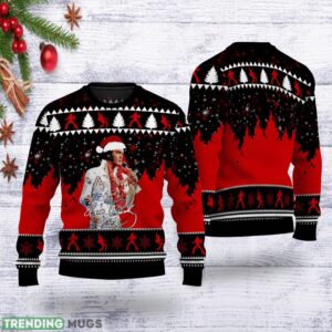 Elvis Presley Christmas Ugly Sweater Holiday Christmas Gift Unique Gift 3D Sweater