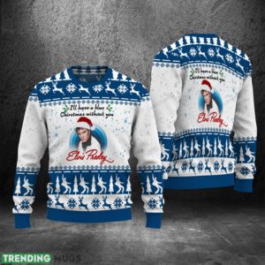 Elvis Presley I’ll Have A Blue Christmas Without You Ugly Sweater Christmas Gift For Men And Women Product Photo 1