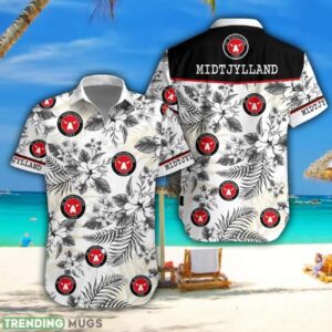 FC Midtjylland Hawaiian Shirt Tropical Style Summer Gift For Men And Women Hawaiian Shirt