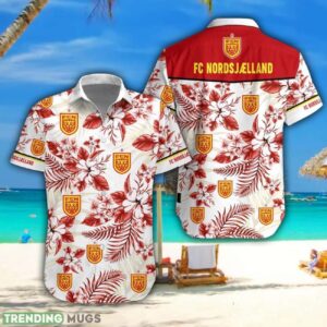 FC Nordsjælland Hawaiian Shirt Tropical Style Summer Gift For Men And Women Hawaiian Shirt