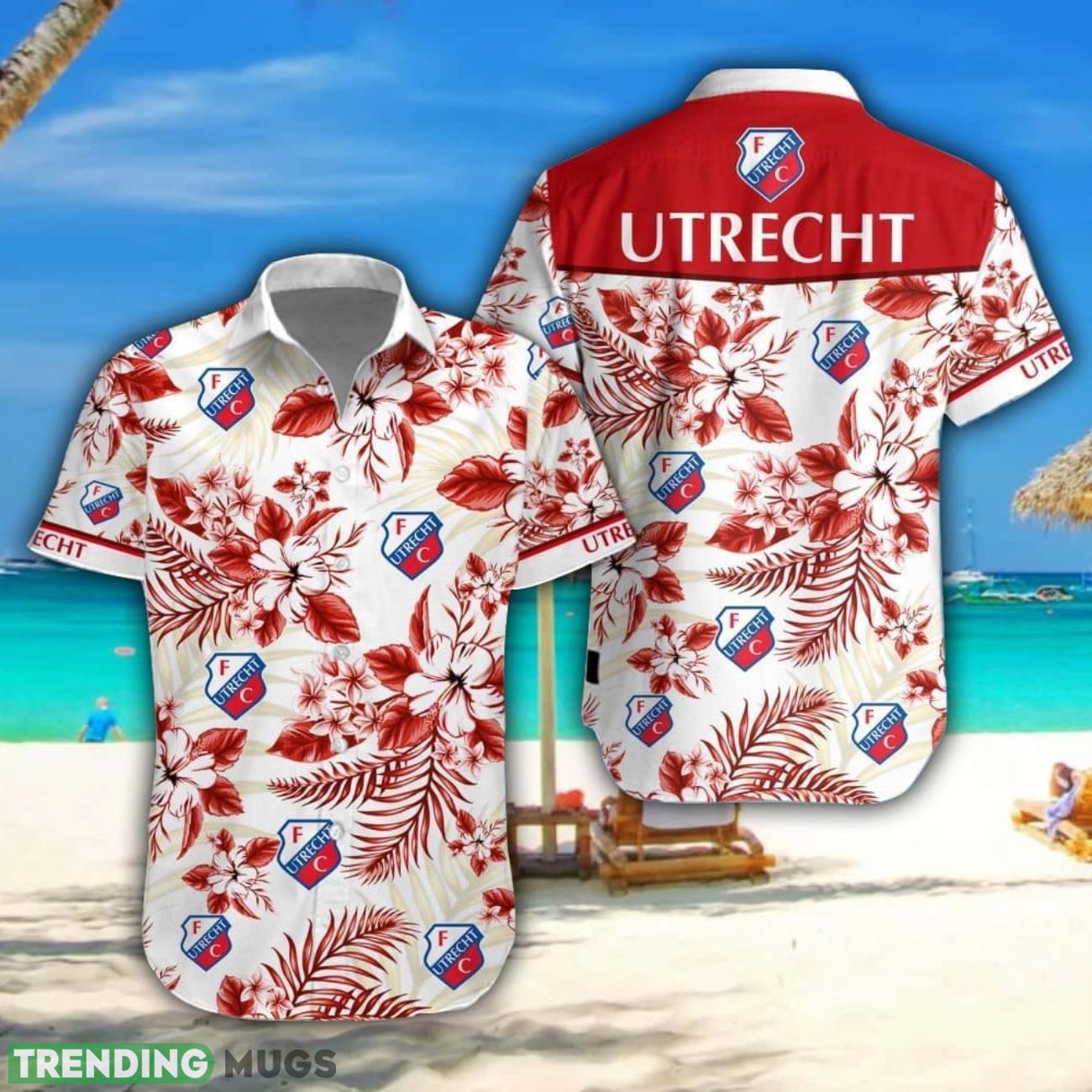 FC Utrecht Hawaiian Shirt Tropical Style Summer Gift For Men And Women Hawaiian Shirt FC Utrecht Hawaiian Shirt Tropical Style Summer Gift For Men And Women Hawaiian Shirt
